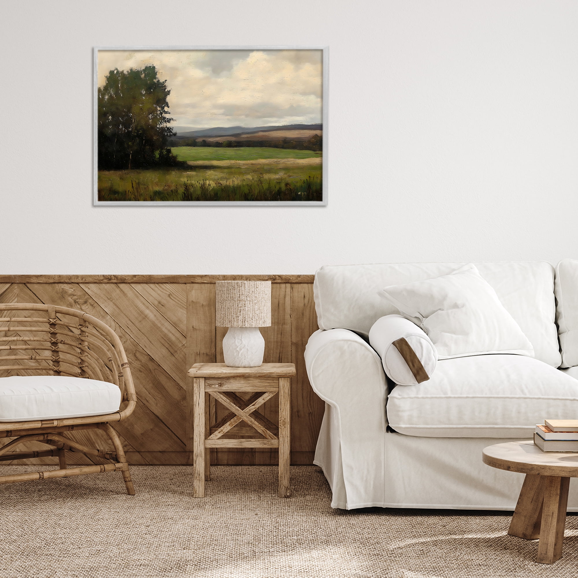 Stupell Industries Hills In The Distance Gray Framed Giclee Art, design by Creative Studio