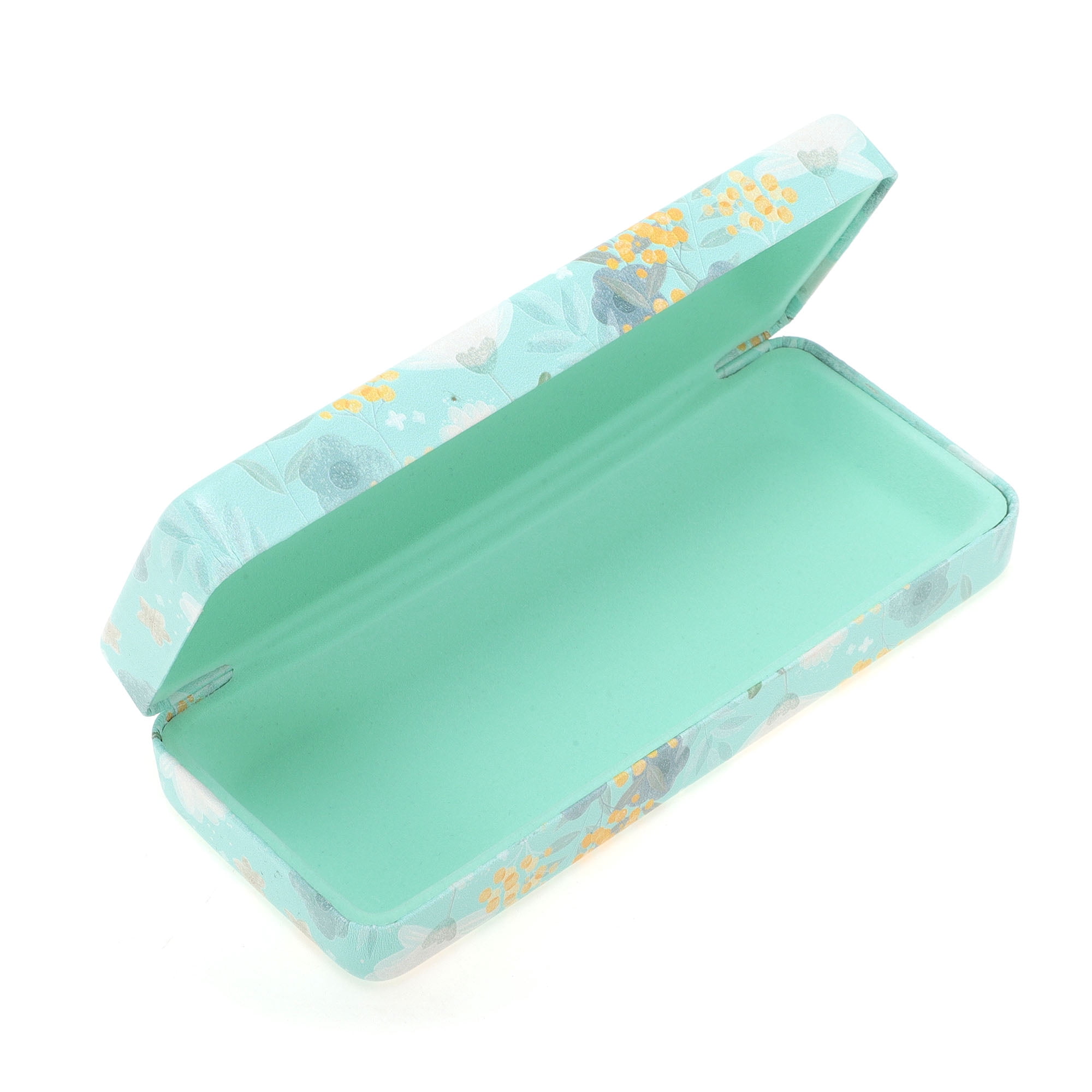 Unique Bargains Portable Eyeglasses Storage 6.3"x2.56"x1.38"(L*W*H) Green