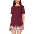 thumbnail image 1 of Merry Style MS10-177 Women's,Wine red / chequered, 1 of 5