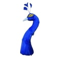 thumbnail image 4 of Cabeza de maniquí de pavo real, arreglo floral, escultura decorativa, modelo de cabeza de pavo real para Azul, 4 of 9