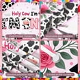 thumbnail image 4 of Cow Pattern Holy Cow Banner Pink Background 1st Birthday Display Rose Decor Polka Dot Balloons Cow Theme Backdrop for 1st Birthday Party Kids Birthday Photo Shoot Backdrop, 4 of 9