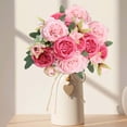 thumbnail image 4 of Tyidzon Artificial Flowers Vintage Faux Rose Bouquet Fake Flower for Vase Silk Floral Arrangements for Table Centerpiece Wedding Decoration Indoor Home Decor, 4 of 7