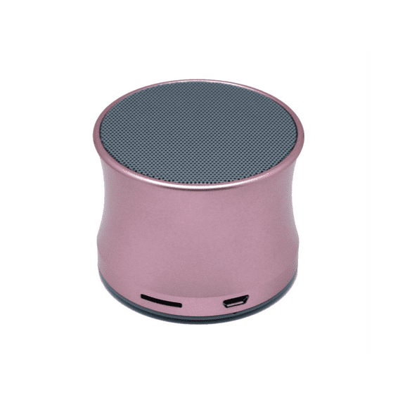 TRANGU KS-01 Wireless Portable Mini Bluetooth Speaker with Enhanced Bass Shock Sound Smart Hands Free Speaker Support SD Card(pink)