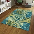thumbnail image 1 of Eden Outdoor Tropical Leaves Rug 9'X12', 1 of 1