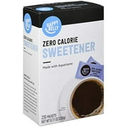 - Happy Belly Zero Calorie Blue Aspartame Sweetener, 230 Count (Previously Sugarly Sweet)