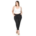 thumbnail image 1 of Pantalon con cinto Roman Fashion /Tallas Extras, 40126 (Negro) negro 38, 1 of 6