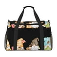 thumbnail image 1 of Balery Coffee Gnome (2) Bolsa de Gimnasio para Mujeres, Bolsa de Viaje con Bolsillo Húmedo, Bolsa de Fin de Semana para Mujeres, Bolsa de Viaje Resistente al Agua, 1 of 7