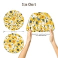 thumbnail image 5 of Yiaed Blue Floral Sunflower Print Satin Bonnet Silk Bonnet Hair Bonnet for Sleeping Hair Bonnets, 5 of 6