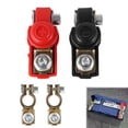 thumbnail image 4 of ZHIMAO 2pcs Connector Positive & Negative Clamps Electrode Quick Release Lift Off Car Battery Terminals For Auto Car Accessories Tools, 4 of 9