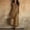 *Brown, variant on ClodeEU Women's Linen Spaghetti Strap Backless Maxi Dress with Pockets,Bohemian Summer Beach Vacation Dress Army Green,Women's Plus L