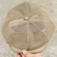 thumbnail image 4 of Large Full Mesh Breathable Octagonal Hat European And Solid Color Mesh Duckbills Cap Big Head Mesh Cap, 4 of 6
