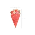 thumbnail image 3 of Bouquet et Carte de Vœux Rouges pour la Fête des Mères – Souew Bouquet de Cartes Joyeuse Fête des Mères en Forme de Trois Couleurs avec Enveloppe Chaleureuse, Motif Floral, 3 of 6
