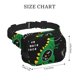 thumbnail image 4 of Easygdp Space Dino Cartoon Black Fanny Packs para Mujeres y Hombres, Bolsa de Cinturón, Bolsos de Cruz para Trabajo/Correr/Senderismo, 4 of 9