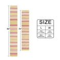 thumbnail image 6 of Yayeee Table Runner 70 inches Long Home Kitchen Dinning Party Decoration, Pink and Yellow Striped Pattern, 6 of 7