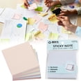 Sticky Notes, QIDESHIP Self-Stick Pads, Color Sticky Notes Colorful ...