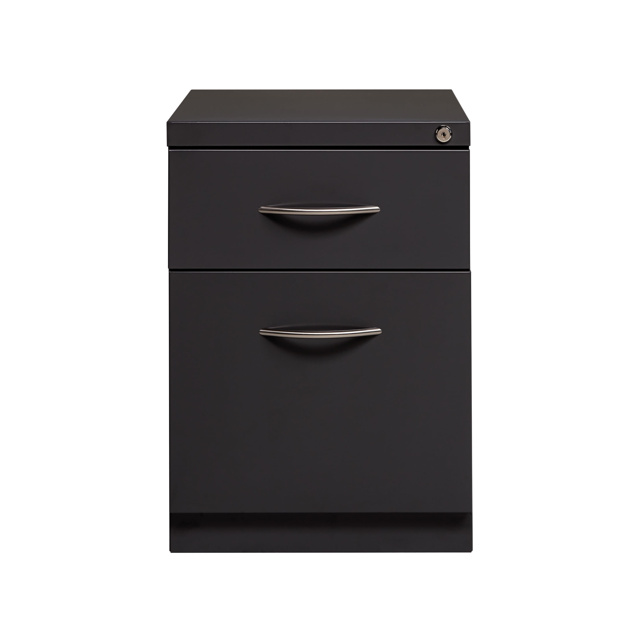 Hirsh Pro 20" Deep Mobile Pedestal File Cabinet 2 Drawer Box-File, Letter Width, Charcoal