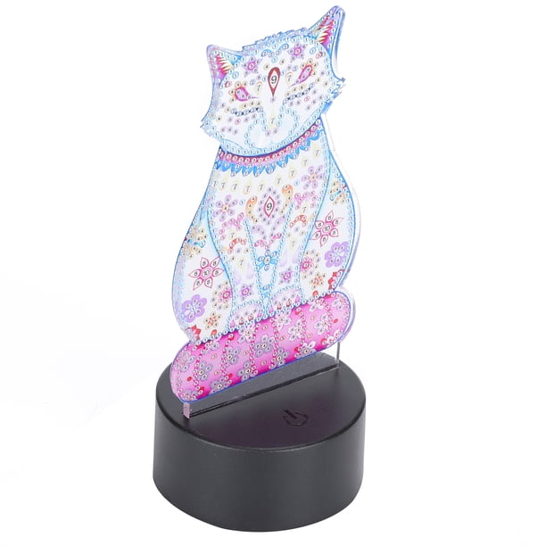 Luces de noche para pintar con diamantes D, luces de noche para pintar con diamantes LED, luces de noche para pintar con diamantes DIY, luces de noche para pintar con diamantes LED, funcionamiento su