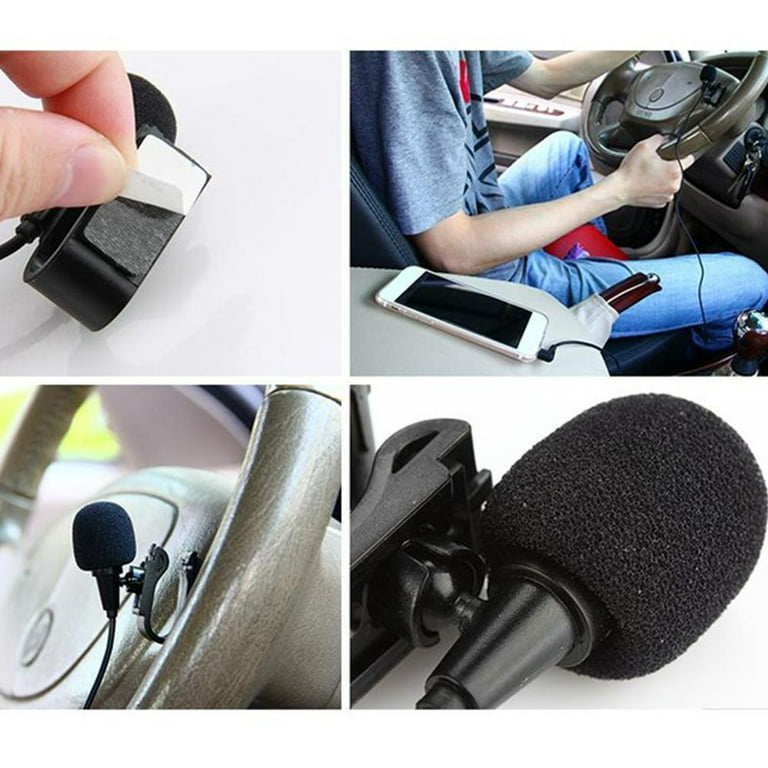 Microphone externe Bluetooth, mains libres, 2.5 mètres, câble à