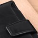 thumbnail image 4 of Cartera de piel sintética para hombre con cremallera, sin desmagnetización, con múltiples pantallas, vertical, vintage, para viajar y trabajar, color negro, 4 of 5