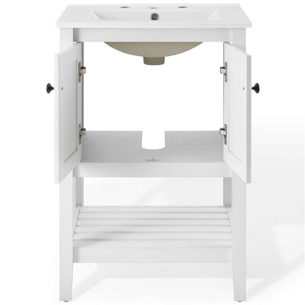 Prestige 24" Bathroom Vanity White White