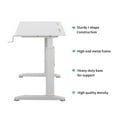thumbnail image 5 of 47 inch Sit Stand Up Desk Workstation with Crank Handle for Office Home Adjustable Height Standing Desk, 5 of 7