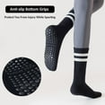 thumbnail image 3 of Pilates Socks with Grips for Women, Non Slip Yoga Socks, Anti Skid Socks for Yoga Pilates Gym Sports 4 Pairs, 3 of 5
