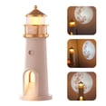 thumbnail image 5 of Joernso Moon Lamp Projector LED Night Light with Remote Control Adjustable Brightness Timer Function Rechargeable Lighthouse Night Light Table Decor, 5 of 8