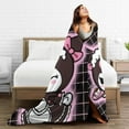 thumbnail image 5 of Kuromi Blanket, Anime Throw Blanket For Couch Sofa Bed, Soft Cozy Lightweight Warm Flannel Blanket, Home Decor, Anime Gifts For Boys Girls Kids Teens, 80"X60", 5 of 9