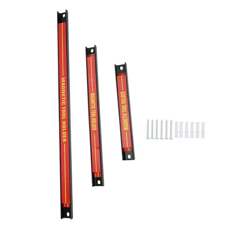 

Brrnoo 3Pcs 200/300/460mm Magnetic Tool Holder Storage Strip Bar Industrial Supplies