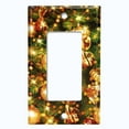 thumbnail image 5 of Metal Light Switch Plate Cover Festive Christmas Tree Ornaments XMS017, 5 of 13