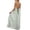 Green-A, variant on Vacation Dress For Girls Backless Drawstring Spaghetti Strap Print Beach Dresses Loose Comfy Holiday Maxi Sundress (9 Years, Black)