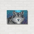 thumbnail image 3 of Luxe Metal Art 'Grey Wolf II' by Carolee Vitaletti, Metal Wall Art, 24" x 16", 3 of 8