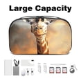 thumbnail image 3 of Deer Digital Bag with Oxford Cloth Material, Waterproof Travel Case for Cell Phone Charger Cord and Electronics, Charger Pouch and Cord Travel Organizer, 5.9x9.44x3.14 Inches, 3 of 6