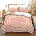 thumbnail image 1 of Colorful Radial Stripe Comforter Cover Set Home Creative Bedding Sets Bedroom Decor,Full (80"x90"), 1 of 5