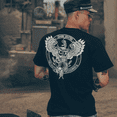 thumbnail image 2 of Camiseta superior para hombre, ropa, músculos, rock, motocicleta, hip hop, camisetas para hombre, ropa urbana, sin logotipo, divertida, lisa, cuello en V, algodón suave, 2 of 5