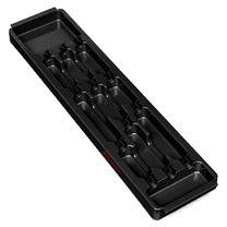 Ernst Mfg. 3/8” Ratchet and Extension Tray - Black