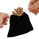 thumbnail image 3 of Bolsas de Terciopelo con Cordón Lyellfe 15x13 cm Paquete de 50 con Borde Dorado, 3 of 7