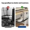 thumbnail image 4 of Thinsony Cable Tray Clamp For Desk Organization Under Desk Cable Management Sturdy Under Desk Wire C, 4 of 6