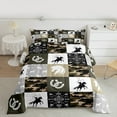 thumbnail image 2 of Manfei Western Cowboy King Size Comforter Sets,Rustic Farmhouse Cabin Bedding Comforter Set,Army Green Camouflage Bedding Set For Girls Teens,Microfiber Bedroom Decor,3 Pieces, 2 of 8