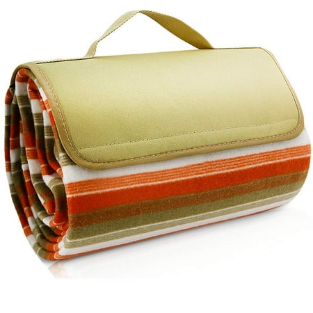 Picnic Outdoor Blanket Park Blanket Beach Mat for Camping on Grass Oversized Seats Adults Water Resistant Picnic Mat (52 X 57)