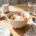 thumbnail image 6 of 4PCS Unbreakable Cereal Bowls, 30 OZ Ramen Bowl, Microwave and Dishwasher Safe BPA-Free Eco-Friendly Deep Soup Bowl for Cereal, Salad, Soup, Rice (NOT CERAMIC, White), 6 of 7