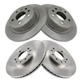 thumbnail image 2 of TRQ Front and Rear Brake Rotors Set Fits Select 1999-2009 Saab 9-5, 2 of 7
