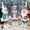 Multicolor-A, variant on HHVB Christmas Decoration 3PCS Large Standing Snowmen, Elk, Santa Claus Plush Doll with Retractable Spring Legs for Christmas Ornaments Home Holiday Decoration Xmas Gift