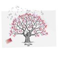thumbnail image 1 of Wedding Guest Book Alternative Tree Alternative Canvas Guest Book Fingerprint Tree Waterproof Creative Diy Login Book for Part, 1 of 4