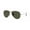 Polished Arista Gold Frame | Green Lens, variant on RB8089 AVIATOR TITANIUM Pilot Shape Sunglasses Polished Arista Gold Frame | Green Lens 62mm