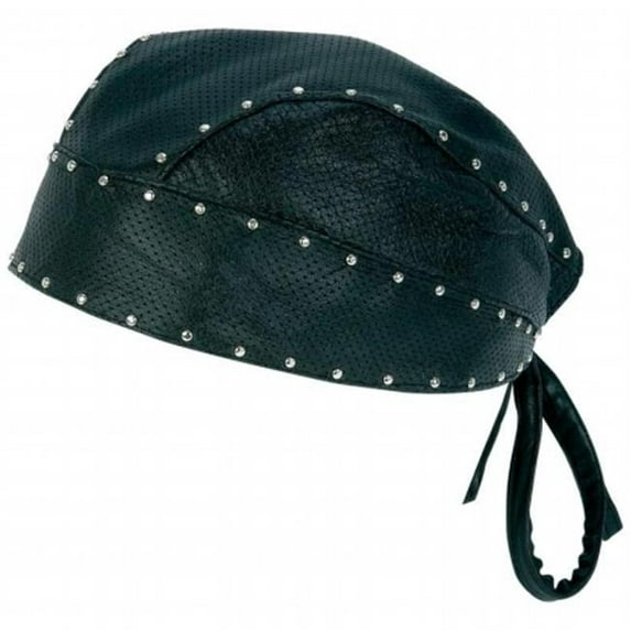 Leather Skull Caps With Studs