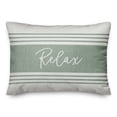 thumbnail image 2 of Creative Products Relax Linen Green 14 x 20 Indoor / Outdoor Pillow, 2 of 3