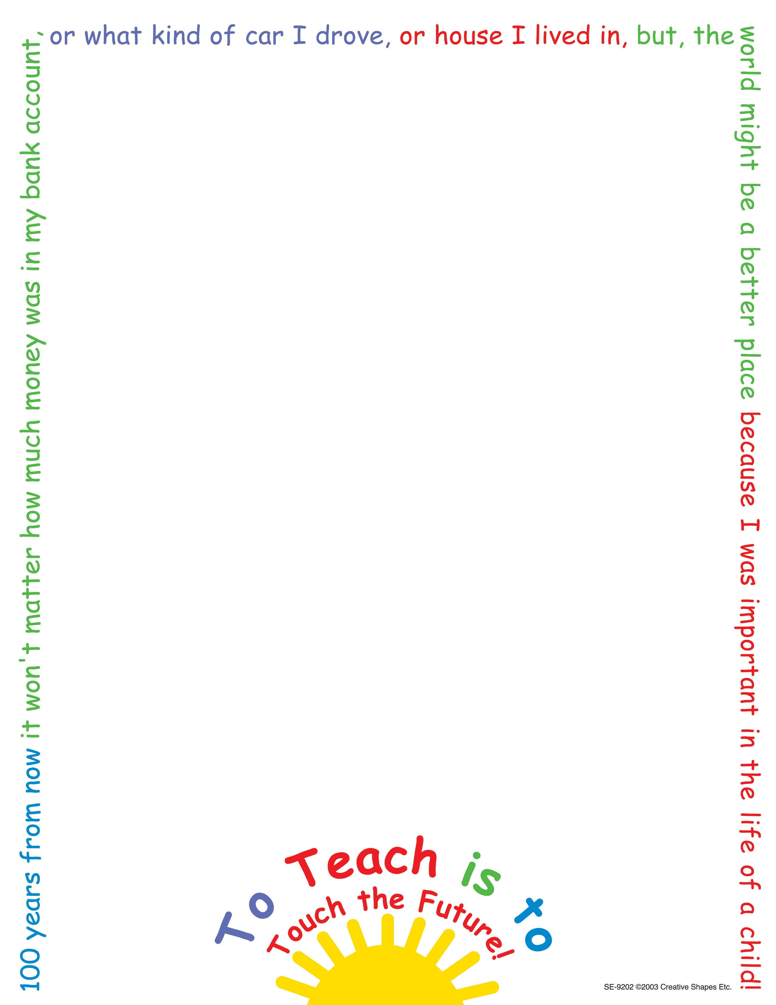 Designer Paper - Touch the Future (50 Sheet Package)