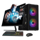thumbnail image 1 of Computadora Escritorio Completa Xtreme PC Gaming AMD Radeon Vega 7 Ryzen 5 5600GT 16GB SSD 1TB Monitor 23.8 WIFI Black juegos casuales, trabajo y estudio, 1 of 6