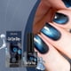 thumbnail image 1 of Blue & Black Cat Eye Gel Polish with Dual Color Chameleon Holographic Galaxy Effect for Magnetic Nail Art, 1 of 5